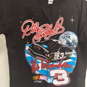 Vintage 1993 Dale Earnhardt The Intimidator NASCAR T-Shirt Mens Large Black 90s